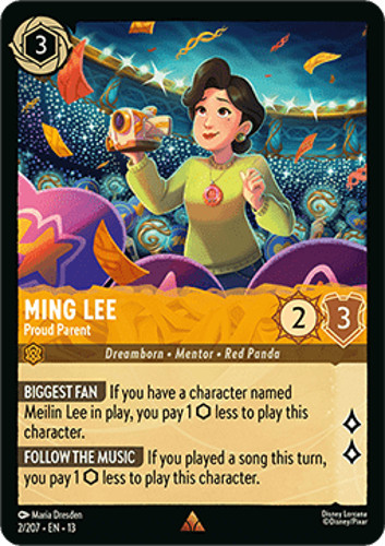 Ming lee proud parent - lee, attack